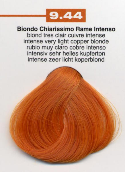 Biondo Chiarissimo Rame intenso-sehr hellblond mit intensiv Kupferton